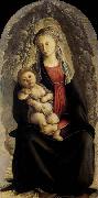 Madonna in Glory with Seraphim Botticelli